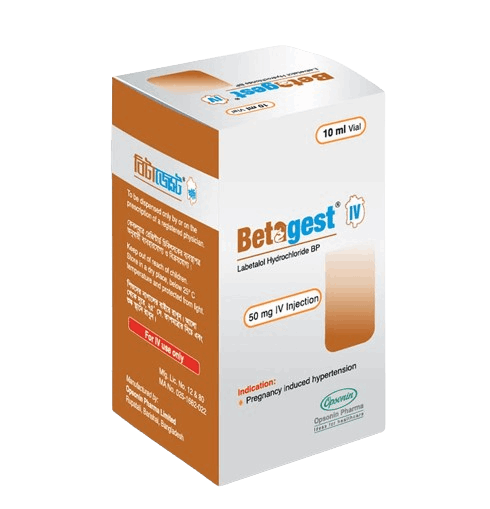 Pack Image: Betagest 50 mg Injection (10 ml vial)
