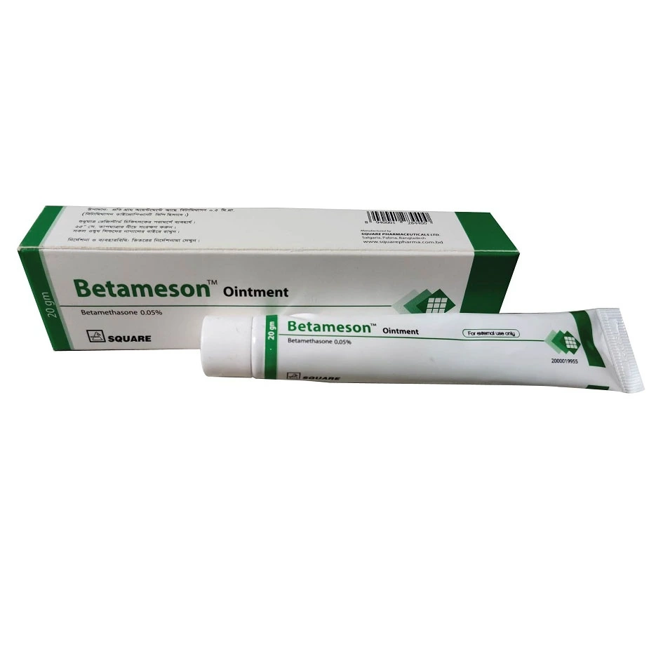 Pack Image: Betameson 0.05% Ointment (20 gm tube)