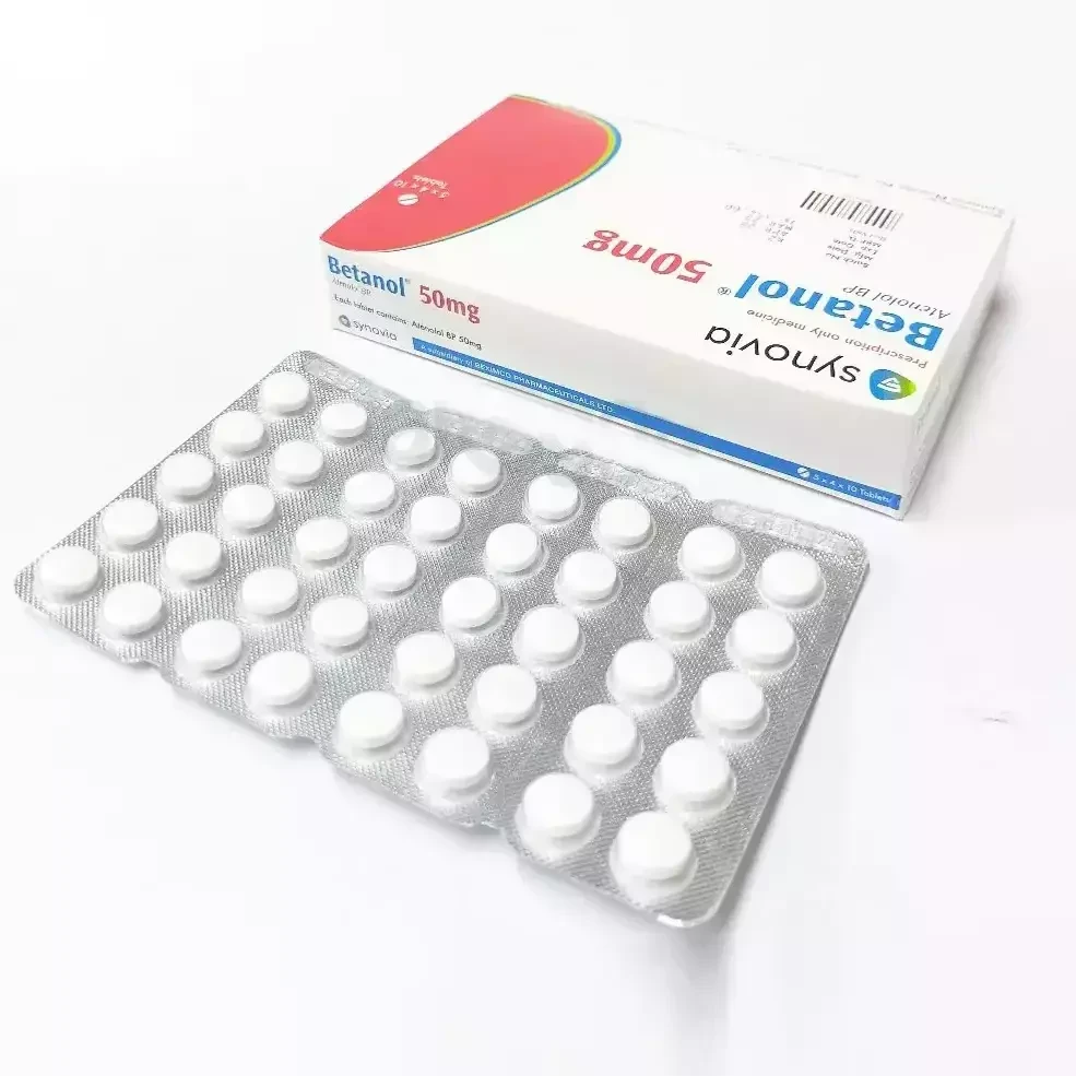 Pack Image: Betanol 50 mg Tablet (20 x 10)