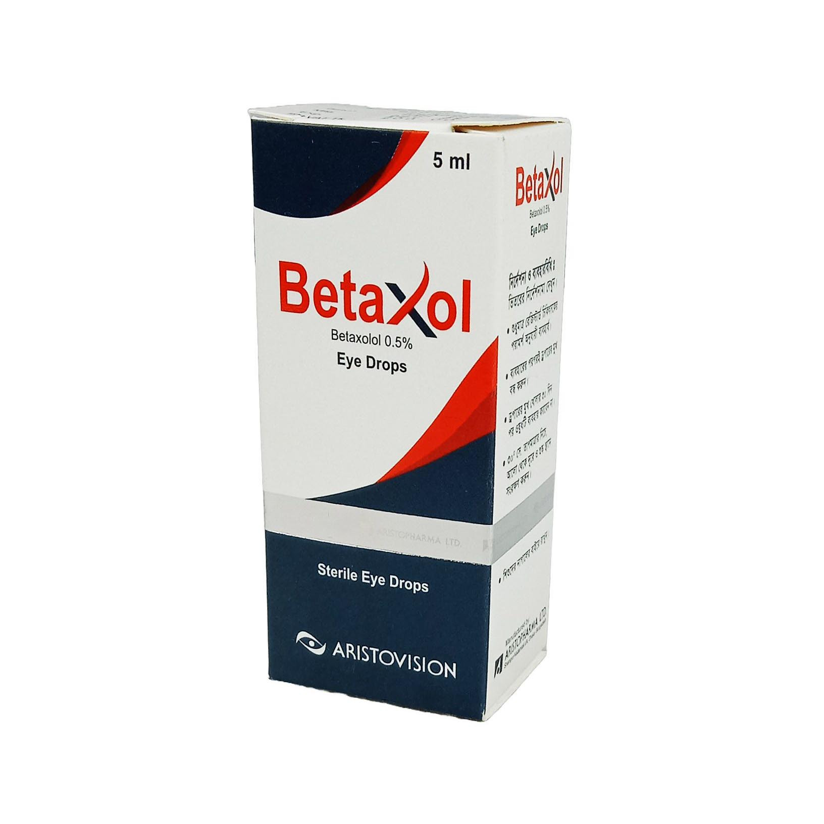 Pack Image: Betaxol 0.5% Eye Drop (5 ml drop)