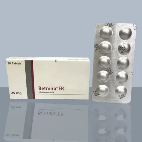 Pack Image: Betmira ER 25 mg Tablet (2 x 10)