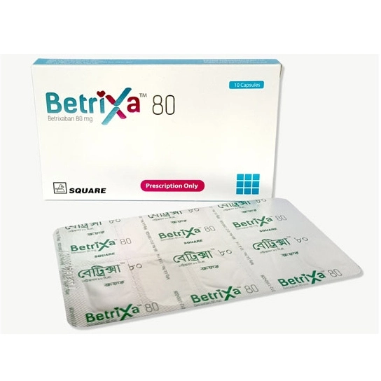 Pack Image: BetriXa 80 mg Capsule (1 x 10)