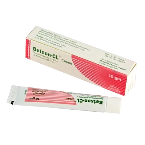 Pack Image: Betson-CL 0.05% 1% Cream (10 gm tube)