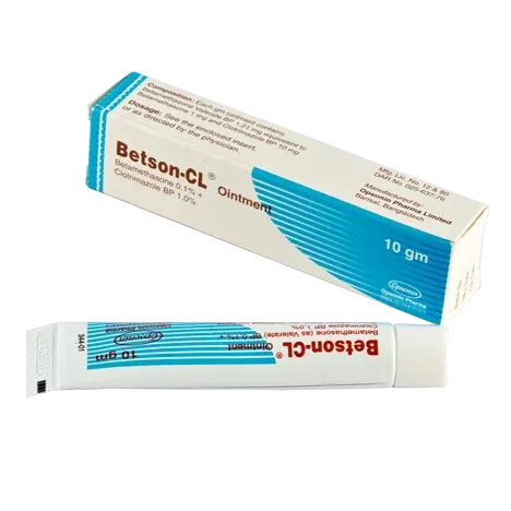 Pack Image: Betson-CL 0.1% 1% Ointment (10 gm tube)