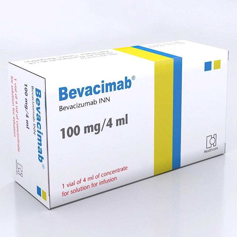 Pack Image: Bevacimab 100 mg Injection (100 mg vial)