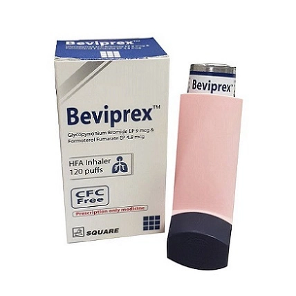 Pack Image: Beviprex (9 mcg Inhaler (120 metered doses)