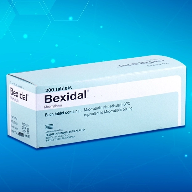 Pack Image: Bexidal 50 mg Tablet (20 x 10)