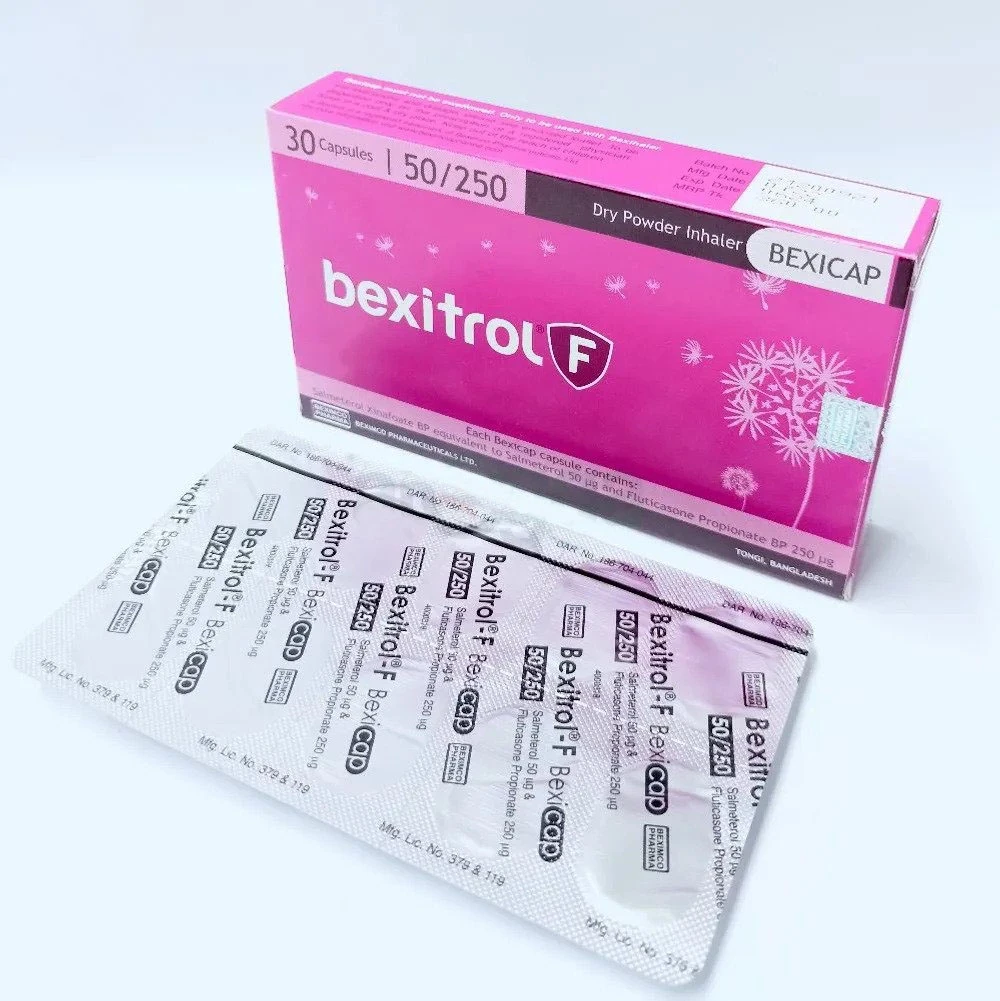 Pack Image: Bexitrol F 50 mcg Inhalation Capsule (3 x 10)
