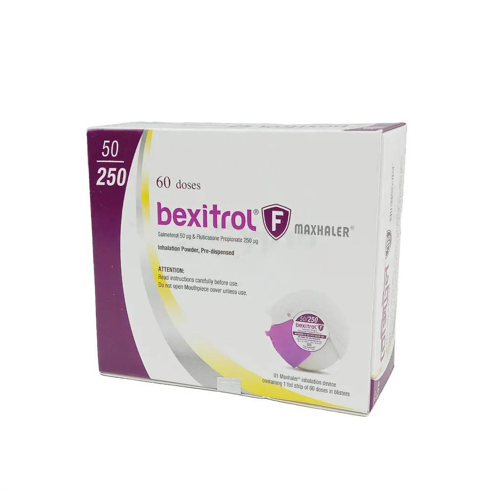 Pack Image: Bexitrol F 50 mcg MDPI (60 doses maxhaler)