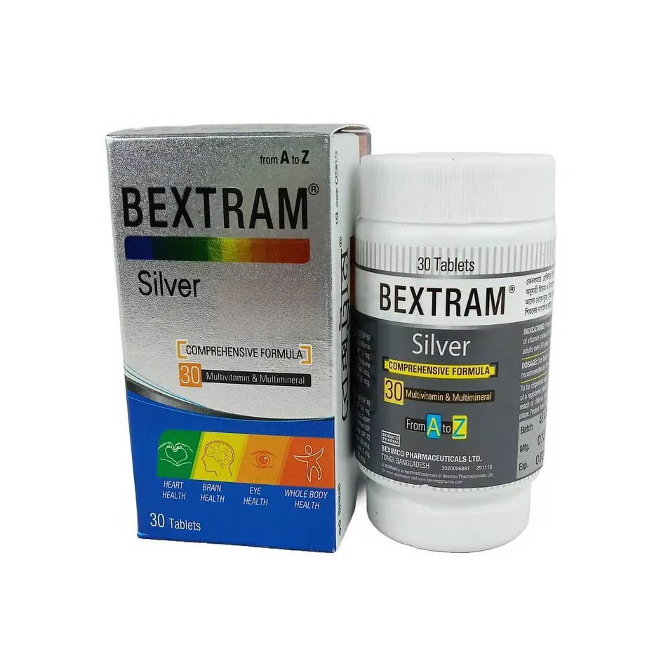Pack Image: Bextram Silver Tablet (1 x 30)