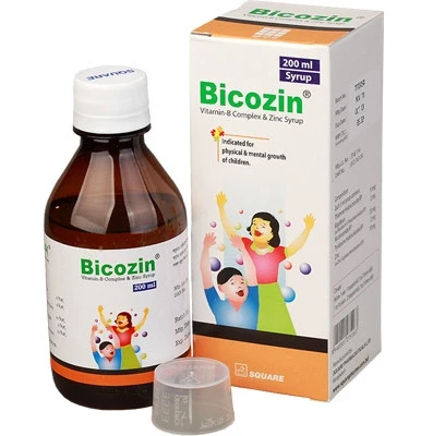 Pack Image: Bicozin Syrup (200 ml bottle)
