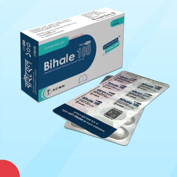 Pack Image: Bihale 25 mcg Inhalation Capsule (3 x 10)