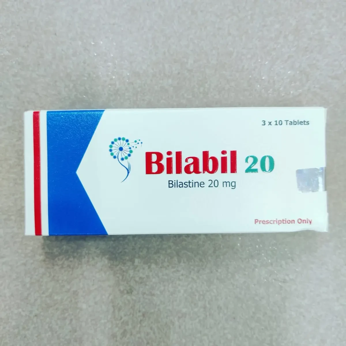 Pack Image: Bilabil 20 mg Tablet (3 x 10)