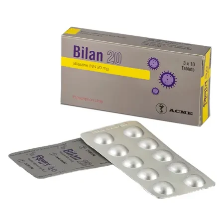 Pack Image: Bilan 20 mg Tablet (3 x 10)