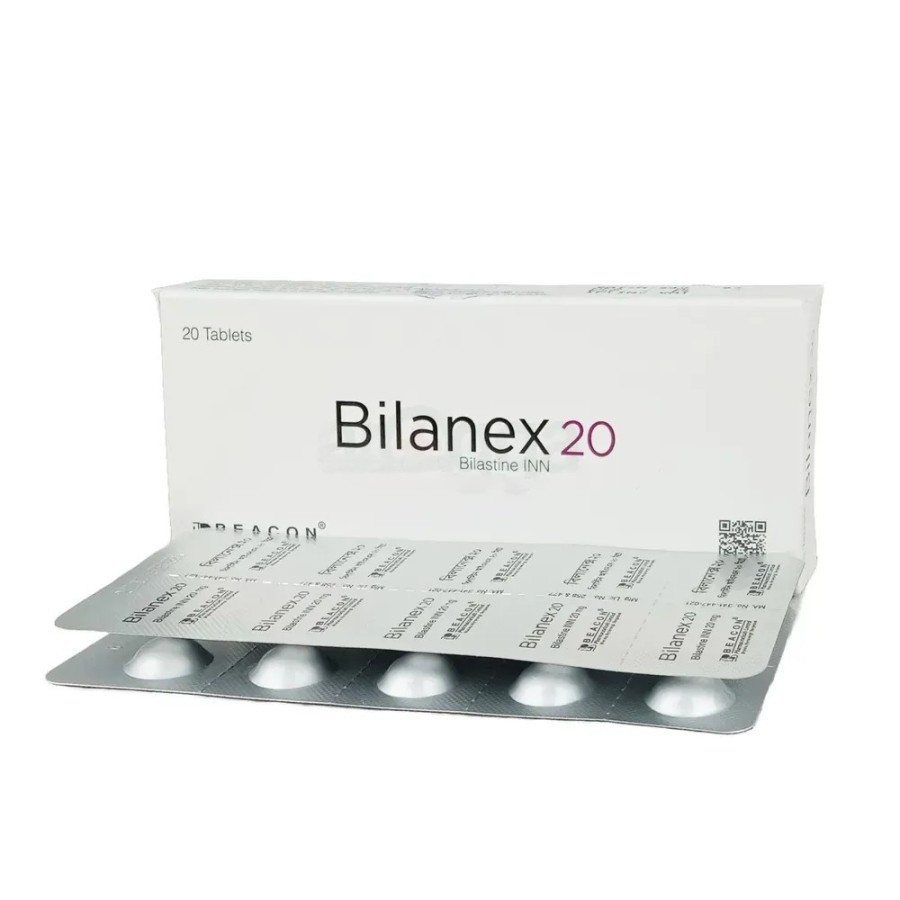 Pack Image: Bilanex 20 mg Tablet (2 x 10)