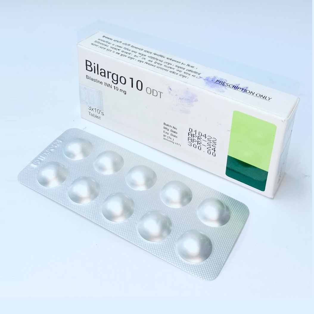 Pack Image: Bilargo ODT 10 mg Tablet (3 x 10)