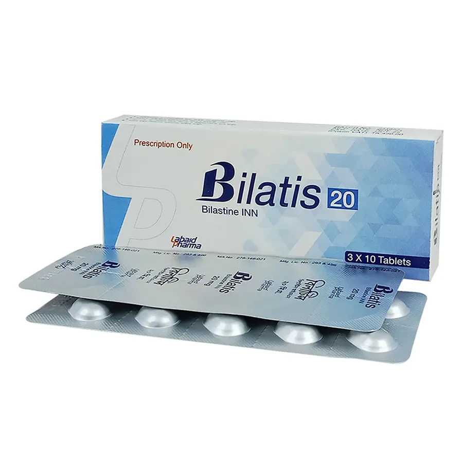 Pack Image: Bilatis 20 mg Tablet (3 x 10)