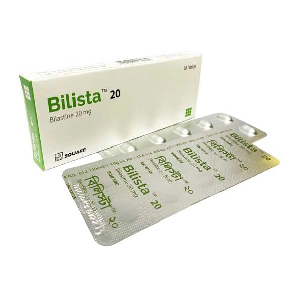 Pack Image: Bilista 20 mg Tablet (3 x 10)