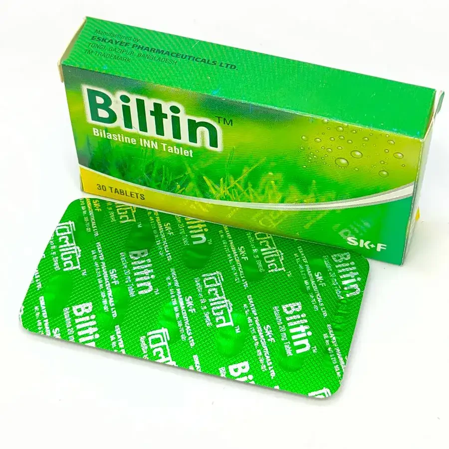 Pack Image: Biltin 20 mg Tablet (3 x 10)