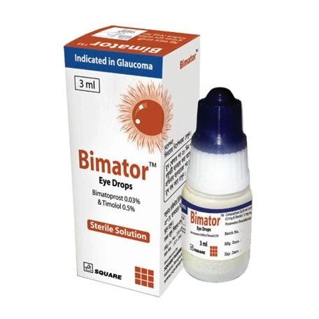 Pack Image: Bimator 0.03% 0.5% Eye Drop (3 ml drop)
