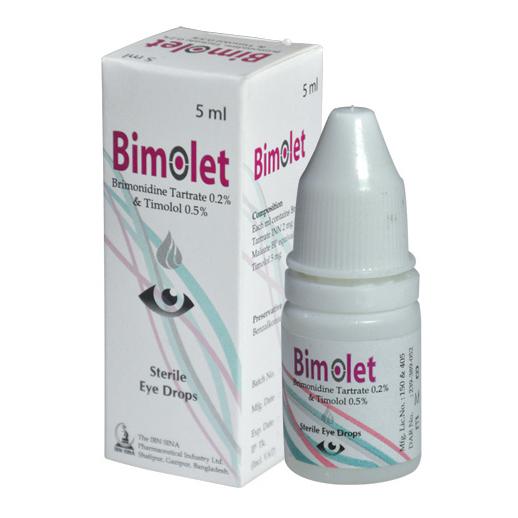Pack Image: Bimolet 0.2% 0.5% Eye Drop (5 ml drop)