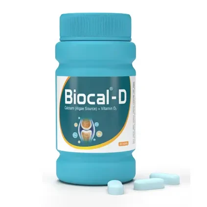 Pack Image: Biocal-D 500 mg Tablet (1 x 30)