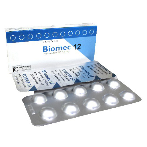 Pack Image: Biomec 12 mg Tablet (2 x 10)