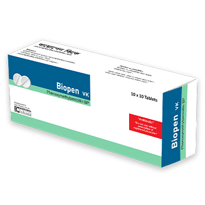 Pack Image: Biopen VK 250 mg Tablet (10 x 10)