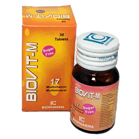 Pack Image: Biovit-M Tablet (1 x 30)