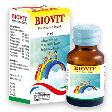 Pack Image: Biovit  Pediatric Drop (15 ml drop)