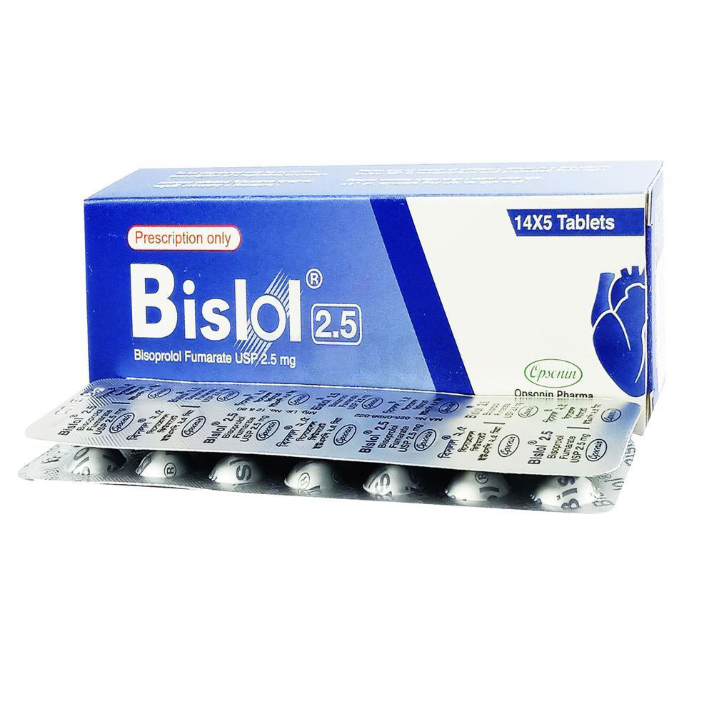 Pack Image: Bislol 2.5 mg Tablet (5 x 14)