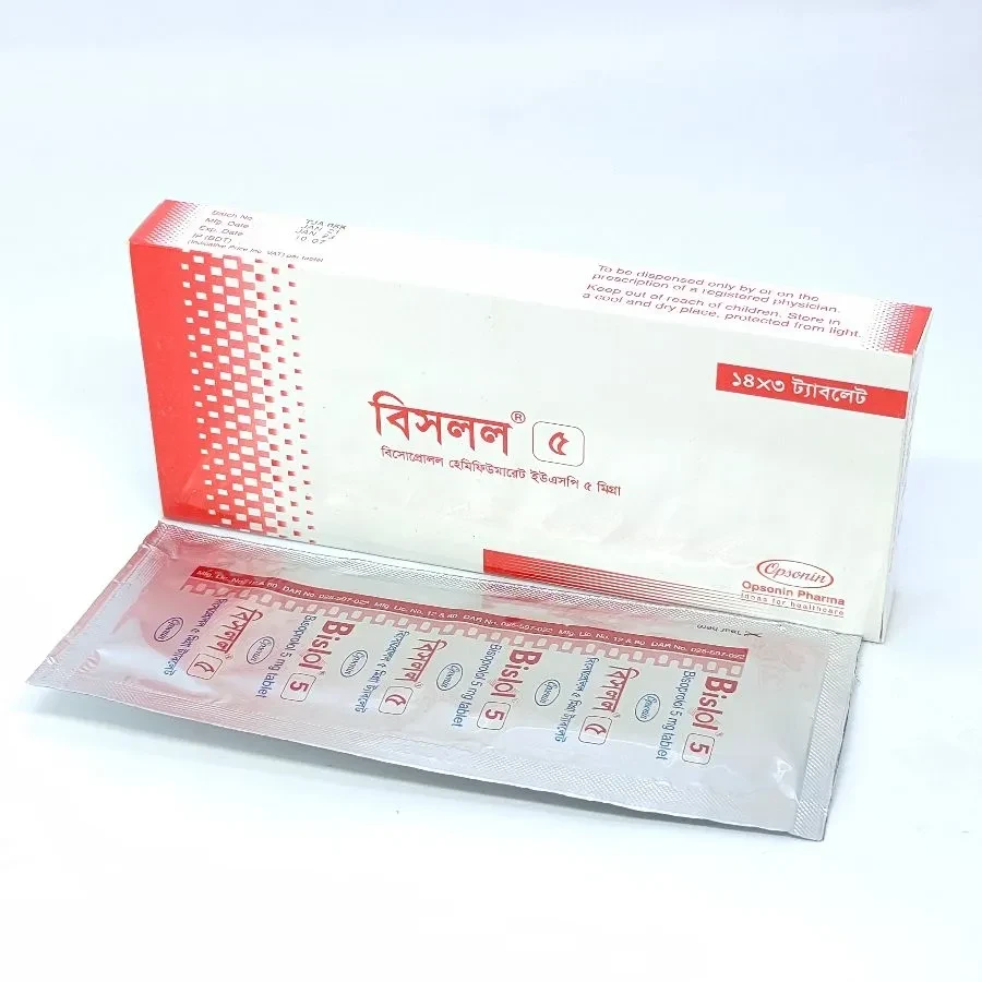 Pack Image: Bislol 5 mg Tablet (3 x 14)