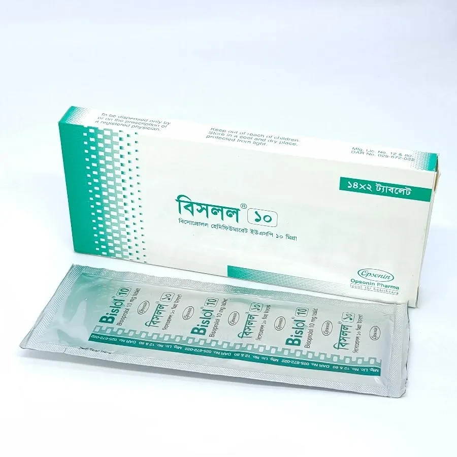 Pack Image: Bislol 10 mg Tablet (2 x 14)
