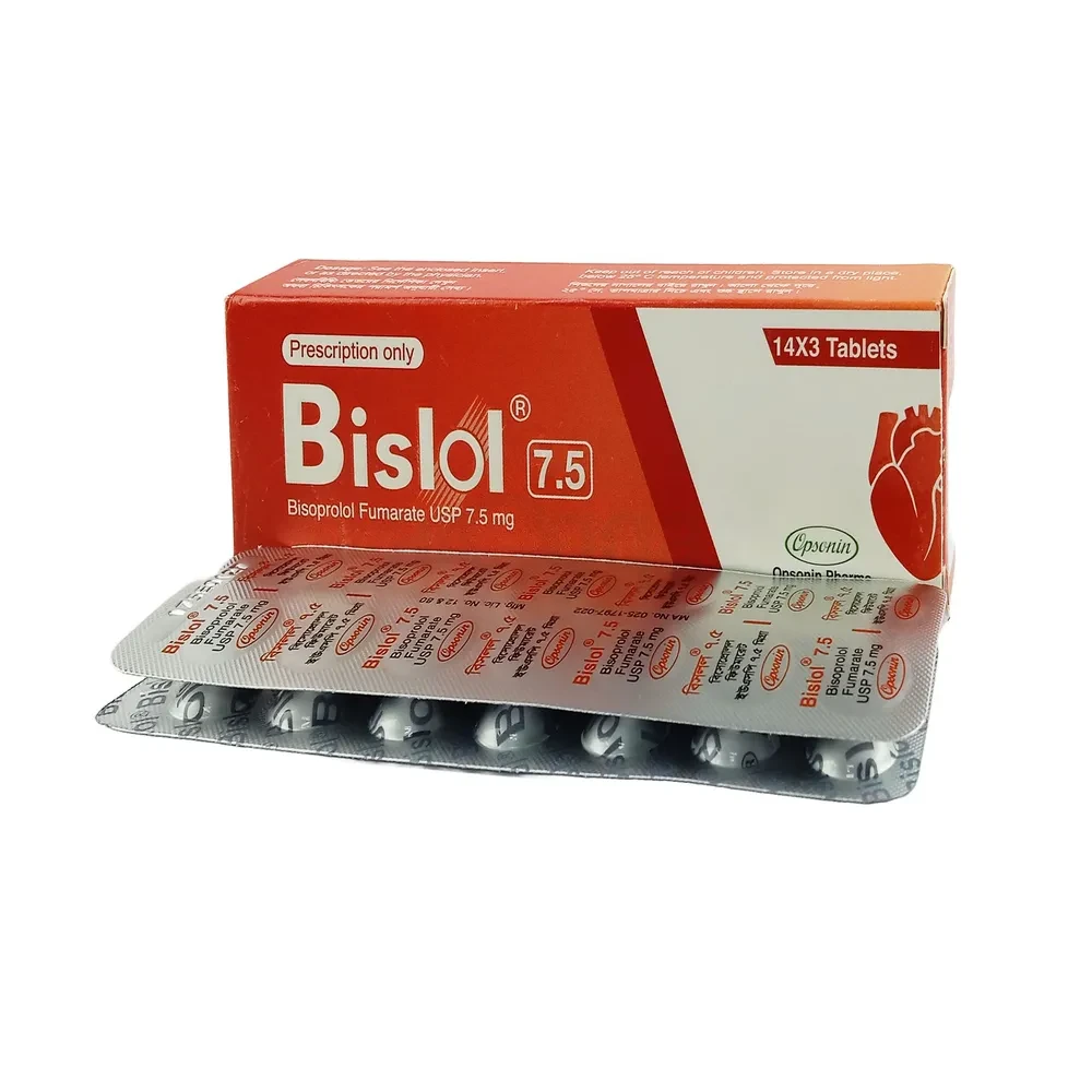 Pack Image: Bislol 7.5 mg Tablet (3 x 14)