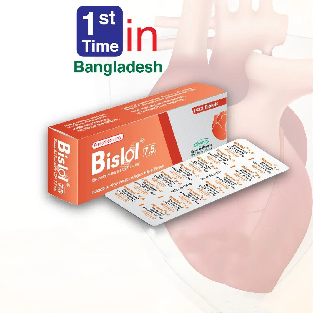 Pack Image: Bislol 7.5 mg Tablet (3 x 14)