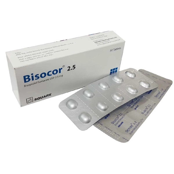 Pack Image: Bisocor 2.5 mg Tablet (5 x 10)