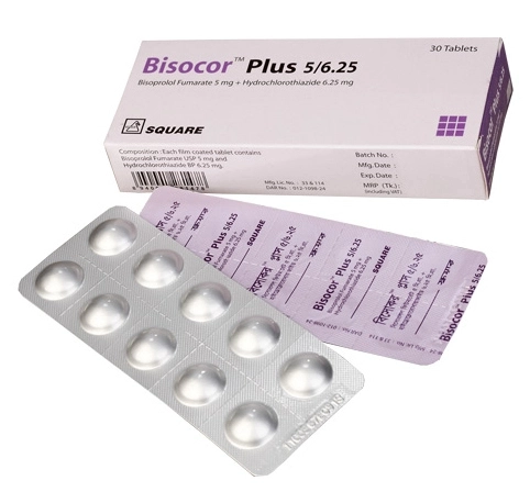 Pack Image: Bisocor Plus 5 mg Tablet (3 x 10)