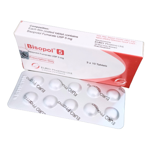 Pack Image: Bisopol 5 mg Tablet (3 x 10)