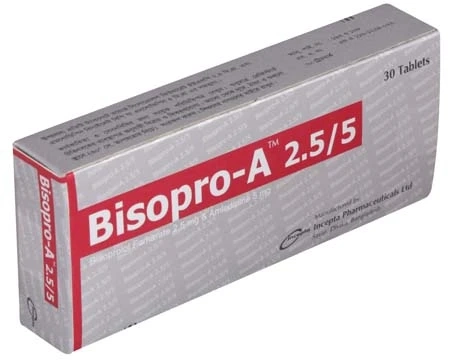 Pack Image: Bisopro-A 2.5 mg Tablet (3 x 10)