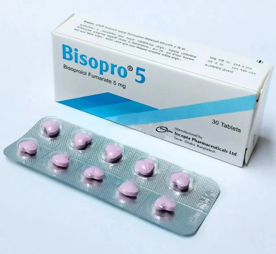 Pack Image: Bisopro 5 mg Tablet (3 x 10)