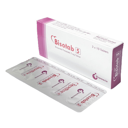 Pack Image: Bisotab 5 mg Tablet (3 x 10)