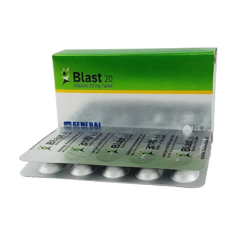 Pack Image: Blast 20 mg Tablet (3 x 10)