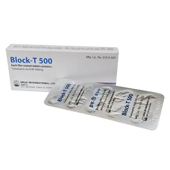 Pack Image: Block-T 500 mg Tablet (2 x 10)