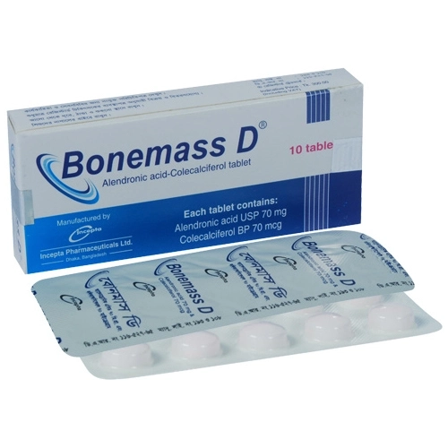 Pack Image: Bonemass D 70 mg Tablet (1 x 10)
