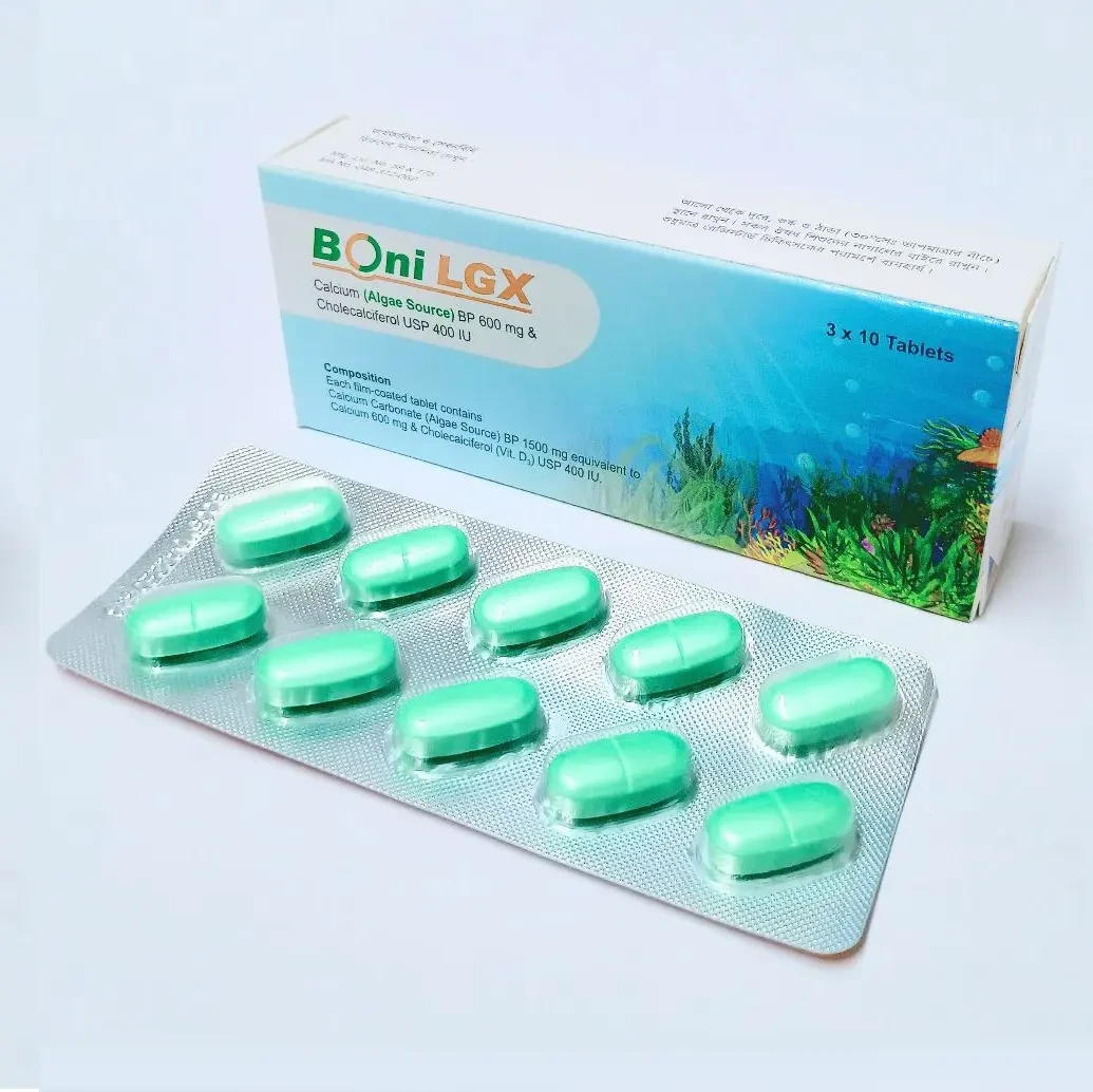 Pack Image: Boni LGX 600 mg Tablet (3 x 10)
