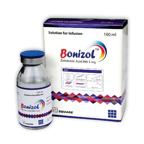 Pack Image: Bonizol 5 mg Injection (100 ml bottle)