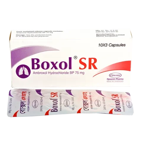 Pack Image: Boxol SR 75 mg Capsule (3 x 10)