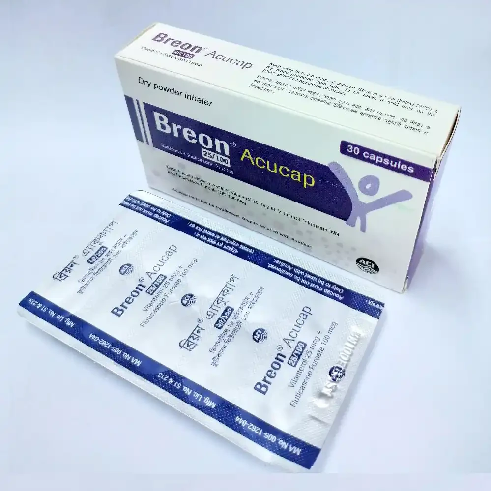 Pack Image: Breon 25 mcg Inhalation Capsule (3 x 10)