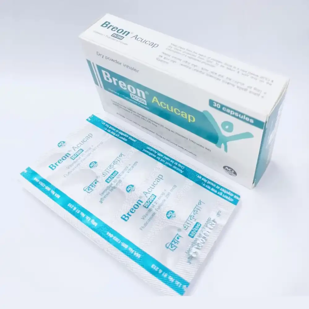 Pack Image: Breon 25 mcg Inhalation Capsule (3 x 10)