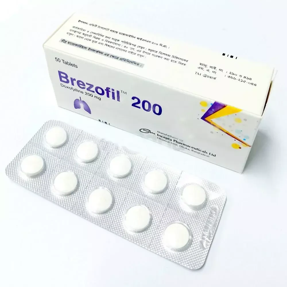 Pack Image: Brezofil 200 mg Tablet (5 x 10)